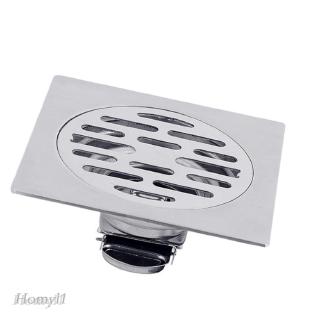 [HOMYL1] Floor Drain Bathroom Stainless Steel Shower Waste Great Drainer Covers