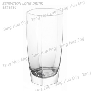 ( 6 ใบ ) Ocean glass แก้ว SENSATION LONG DRINK, 390 มล. #1B21614 ยี่ห้อโอเชี่ยน 1กล่องบรรจุ6ใบ