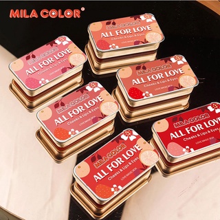 Mila Color All For Love 3in1 ตา แก้ม ปาก