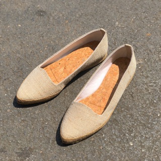 (พร้อมส่ง+พรีออเดอร์วันที่ 1ตุลาคม) - รองเท้าคัทชูหัวแหลม Minimal Flats