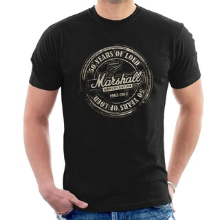 เสื้อยืดแขนสั้นลําลอง ขนาดใหญ่ พิมพ์ลาย MARSHALL เหมาะกับการเล่นฟิตเนส กีฬา สําหรับผู้ชาย 50 ปี