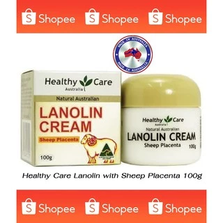 ครีมรกแกะออสเตรเลีย สูตรลาโนลินผสมรกแกะ Healthy Care Lanolin with Sheep Placenta 100g