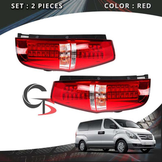 ไฟท้าย รถตู้ ฮุนได เอชวัน Hyundai H1 Red 1Set 2 Pcs