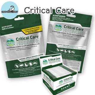 CatHoliday คริติคอล เเคร์ Critical Care โภชนาการอาหารเพื่อฟื้นฟูสัตว์กินพืช