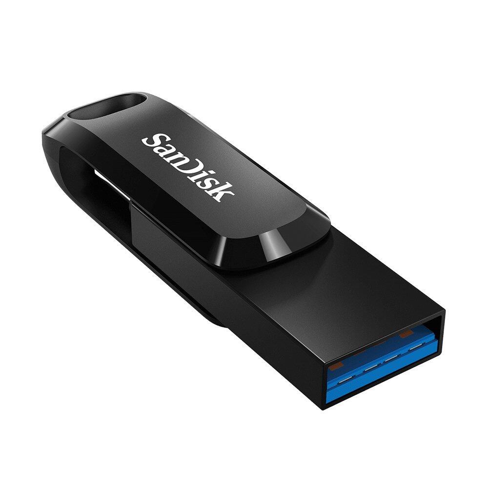 256 GB FLASH DRIVE (แฟลชไดร์ฟ) SANDISK ULTRA DUAL DRIVE GO USB TYPE-C ...