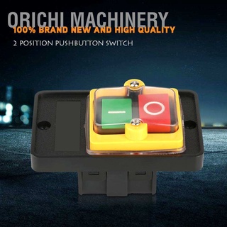 Orichi Machinery Ka0-5 380V 10A ปุ่มกดสวิทช์ควบคุมตําแหน่ง 2 ตําแหน่งสีดํา 1 ชิ้น