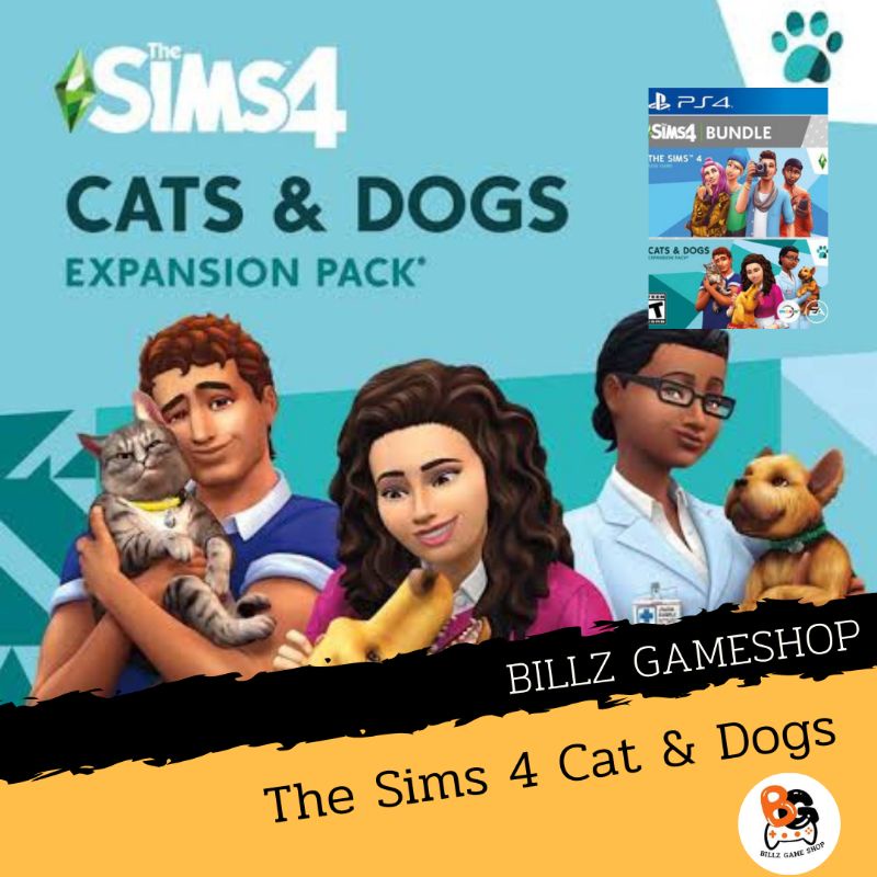 (มือ1) PS4 The Sims 4 Cat &amp; Dogs