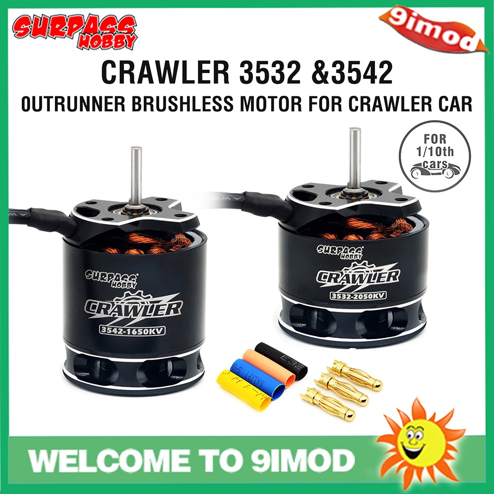Surpass Hobby C3532 มอเตอร์ไร้แปรงถ่าน สําหรับรถไต่หินบังคับ 1/10 1/12 Axial SCX10 TRX-4 TRX-6 Tamiya