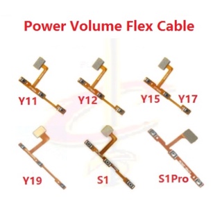 แพรปุ่มสวิตปิดเปิด ปุ่มเปิดปิด ปุ่มเปิดเสียง สําหรับ vivo Y11 Y11S Y12 Y12i Y15 Y17 Y19 Y20 Y20i Y20S Y12S Y12A S1 Pro