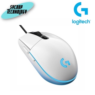 MOUSE (เมาส์) LOGITECH G G102 LIGHTSYNC (WHITE)