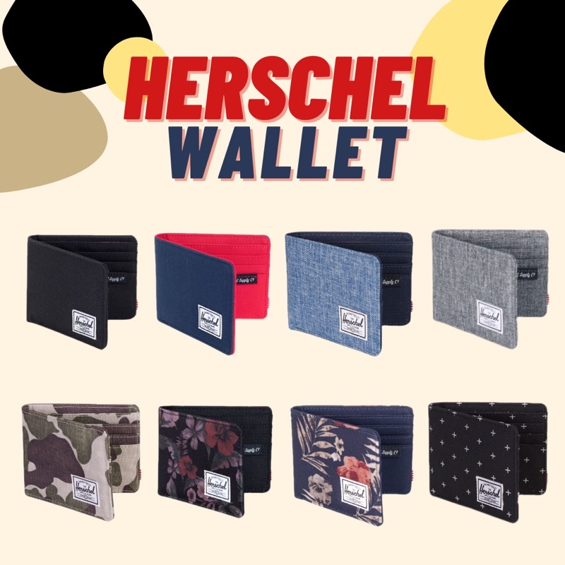 <ลดเพิ่ม ใส่โค้ด 99SITEWIDE450>Herschel wallet ของเเท้พร้อมส่ง มีให้เลือกหลาเเบบถึง 30เเบบ