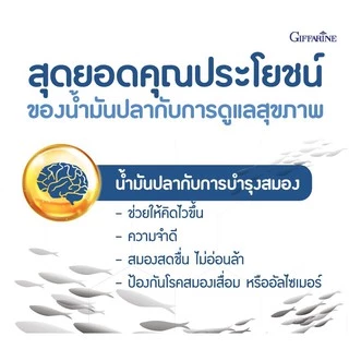 ส่งฟรี น้ำมันปลา กิฟฟารีน น้ำมันตับปลา Fish oil GIFFARINE ( 4 ขนาด ) บำรุงสมอง บำรุงข้อเข่า ทานได้ทุกวัย