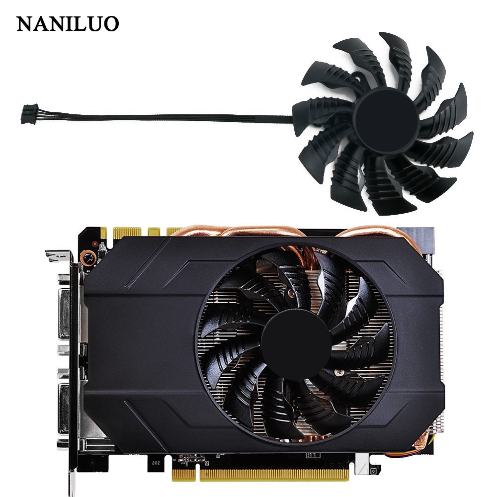 4PIN 87MM T129215SU PLA09215S12H GTX970 960 MINI-ITX สําหรับ GIGABYTE GTX970 960 พัดลมการ์ดกราฟิก