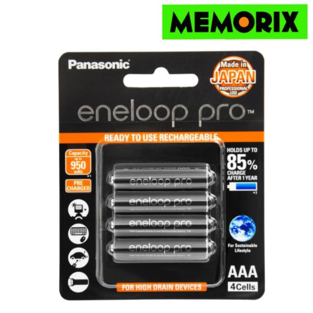 ถูกที่สุด ของแท้ Original Panasonic eneloop Pro Rechargable Battery ถ่านชาร์จ