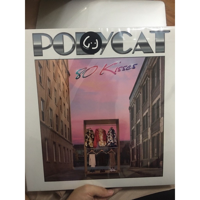 แผ่นเสียง POLYCAT 80 Kisses สีฟ้า💙 ไม่เคยแกะซีล!!!