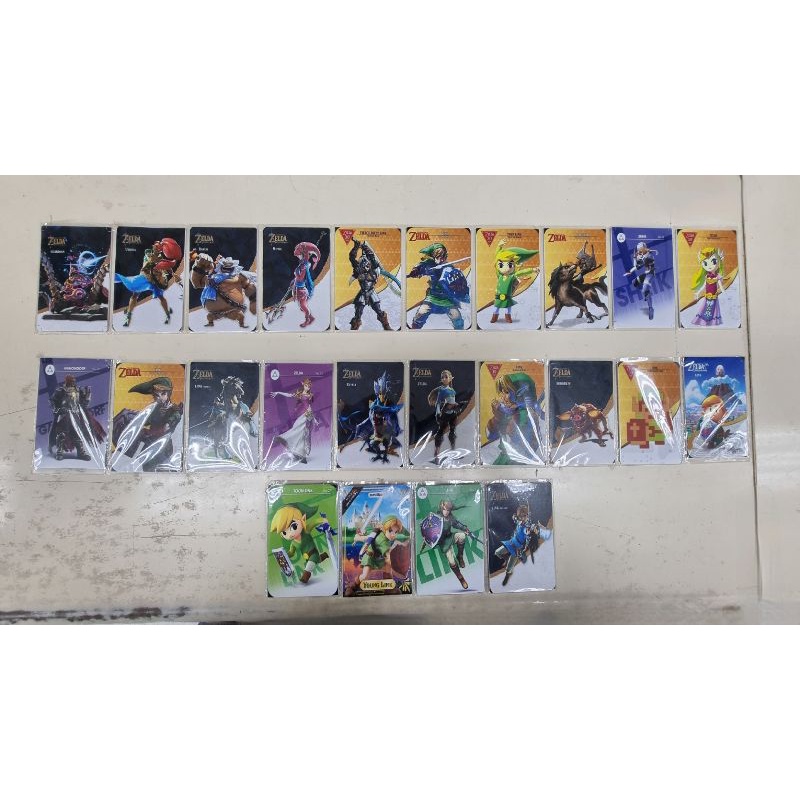Amiibo card zelda เซท 10-24 ใบ