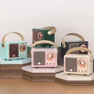 [SOLOVENB : ไม่มีขั้นต่ำ ลด 20% สูงสุด 40.-]ลำโพงบลูทูธ Retro speaker เสียงเพราะ เชื่อมต่อง่าย bluethooth 5.0