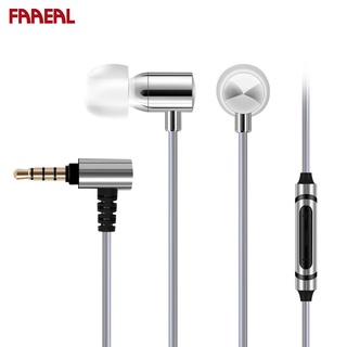 Faaeal ชุดหูฟังสเตอริโอเบส HiFi แบบมีสาย 3.5 มม. สําหรับโทรศัพท์มือถือ PC เครื่องเล่น MP3