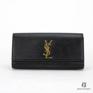 YSL CLUTCH 10.5_ BLACK CAVIAR GHW