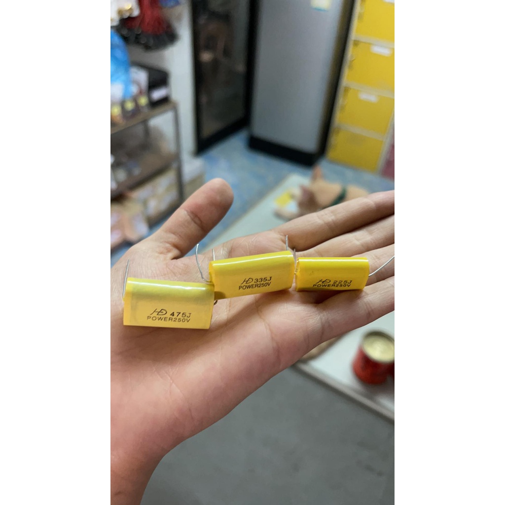 ซี เสียงแหลม ทุ่นเสียงแหลม C เสียงแหลม 250V 2.2 /  3.3 /  4.7 ขายเป็นตัว มีให้เลือก 3 ขนาด