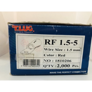 (1ชุด10ตัว)หางปลากลมหุ้ม RF1.5-5 TLUG