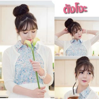 พร้อมส่ง 💖 🇹🇭 BELLE แฮร์พีช ดังโงะ สไตล์เกาหลี แบบสวม วิกผม โก๊ะ วิกผมนางรำ