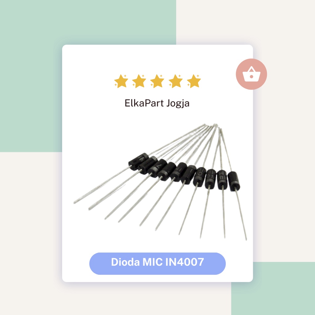 MIC ไดโอด 1N4007 IN4007 1N 4007 IN 4007 1A 1000V ไดโอดวงจรเรียงกระแส