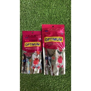 อาหารปลาสวยงาม เม็ดจิ๋ว 100g OPTIMUM สูตรเร่งโต เร่งวุ้น เร่…