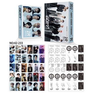 【2R】GOT7 SEVENTEEN ASTRO STRAY-KIDS Album Double-sided Photocard LOMO Card 30 ชิ้น / กล่อง