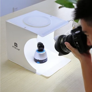 🎁COD🎁LED สตูดิโอถ่ายภาพ มีพื้นหลังให้มา 6สี กล่องถ่ายภาพ กล่องไฟถ่ายภาพ Light Box Studio สตูดิโอ