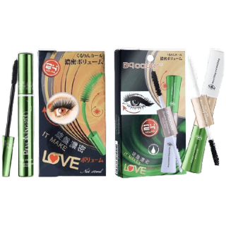 มาสคาร่าเขียว BQ COVER ,EXTENTION 2หัว MASCARA ของแท้ ฉลากไทย