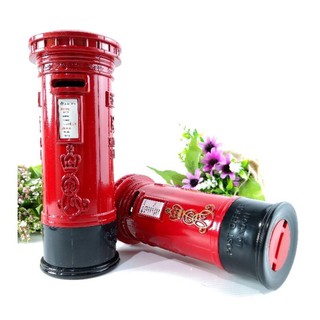 ✨โมเดลออมสินตู้​ไปรษณีย์​ลอนดอนโลหะหนา​ Post office london