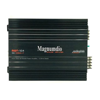 เพาเวอร์แอมป์ติดรถยนต์ดีๆ ราคาถูก MAGNUMDIO รุ่น MGN-10.4 CLASS AB 4CH สีดำ เครื่องเสียงติดรถยนต์,เพาเวอร์ติดรถยนต์