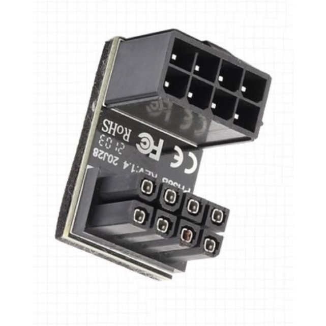 อะแดปเตอร์ atx 6 pin 8 pin หัว 180 องศา