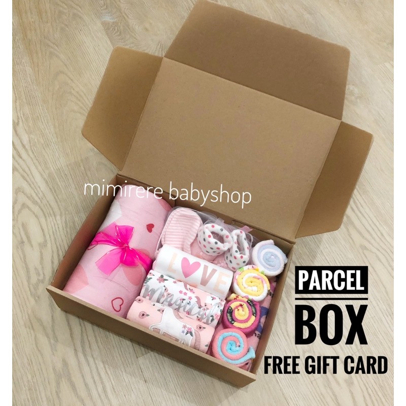 PARCEL BOX - FREE GIFTCARD - เฉพาะกล่องและบริการทํา - ทําพัสดุของคุณเอง