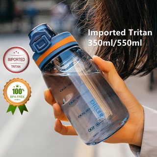 Sma Diller ขวดน้ําดื่ม Tritan, Bpa Free, สําหรับเล่นกีฬาและกลางแจ้ง, ขวดน้ํา 350มล./550มล.D43