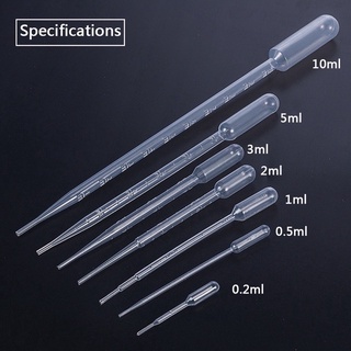 หลอดหยดสาร/หลอดหยดสี ขนาด 1 ml, 3 ml  (Dropper/Pasteur Pipettes)