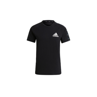 adidas TRAINING AEROREADY Designed to Move Sport Motion Logo Tee ผู้ชาย สีดำ GR9677