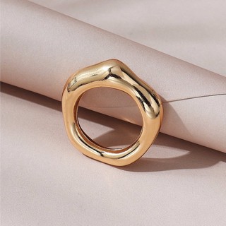 gold simple ring แหวนเรซิ่นสีทอง ใส่แล้วดูแพง