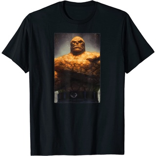 เสื้อยืด พิมพ์ลาย Marvel Fantastic Four Ben Grimm The Thing สําหรับผู้ชาย