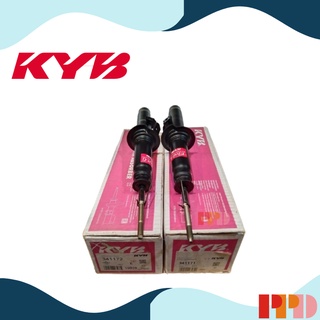 KYB โช้คอัพ คู่หน้า KAYABA ชนิดแก็ส สำหรับรถยนต์ Honda Accord CB,CC (ตาเพชร) ปี 1990-1993 ( รหัสสินค้า 341171,341172 )