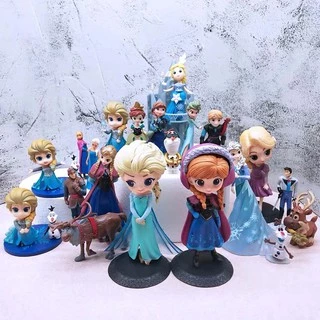 ตุ๊กตาฟิกเกอร์ Princess Ariel Elsa Anna Belle 15 เซนติเมตร ของเล่นสําหรับเด็ก