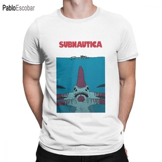 tshirtเสื้อยืดคอกลมฤดูร้อนเสื้อยืดคอกลม แขนสั้น พิมพ์ลายเกมอินดี้ Sea Leviathan Rer Underwater Diving Fish ทรงหลวม สําหร