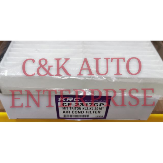 MITSUBISHI TRITON KL3 2016YEAR AIR COND FILTER