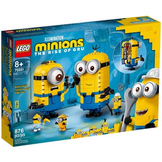 LEGO Minions Brick-built Minions and their Lair 75551