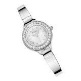 Kimio นาฬิกาข้อมือผู้หญิง สีเงิน/ขาว สายสแตนเลส รุ่น KW6031