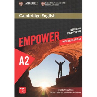 DKTODAY หนังสือ Cambridge English Empower A2 Elementary Students Book with Online