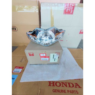 33110-KWW-601 โคมไฟหน้าแท้ Honda เวฟ110iแท้รุ่นมีไฟหรี่ รุ่นเเรกถึงปี2018 1ชิ้น อะไหล่แท้ศูนย์💯%