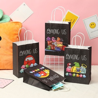 ถุงกระดาษลายการ์ตูน🏷เจ้าเดียวในshopee