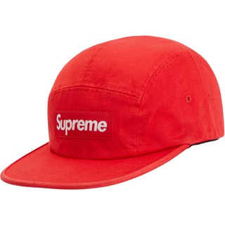 PROSPER - Supreme Washed Chino Twill Camp Cap (SS19) Red